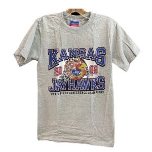 Champion Jayhawk Basketball Men’s Big 12 Conference Champions 2009 Tee Small